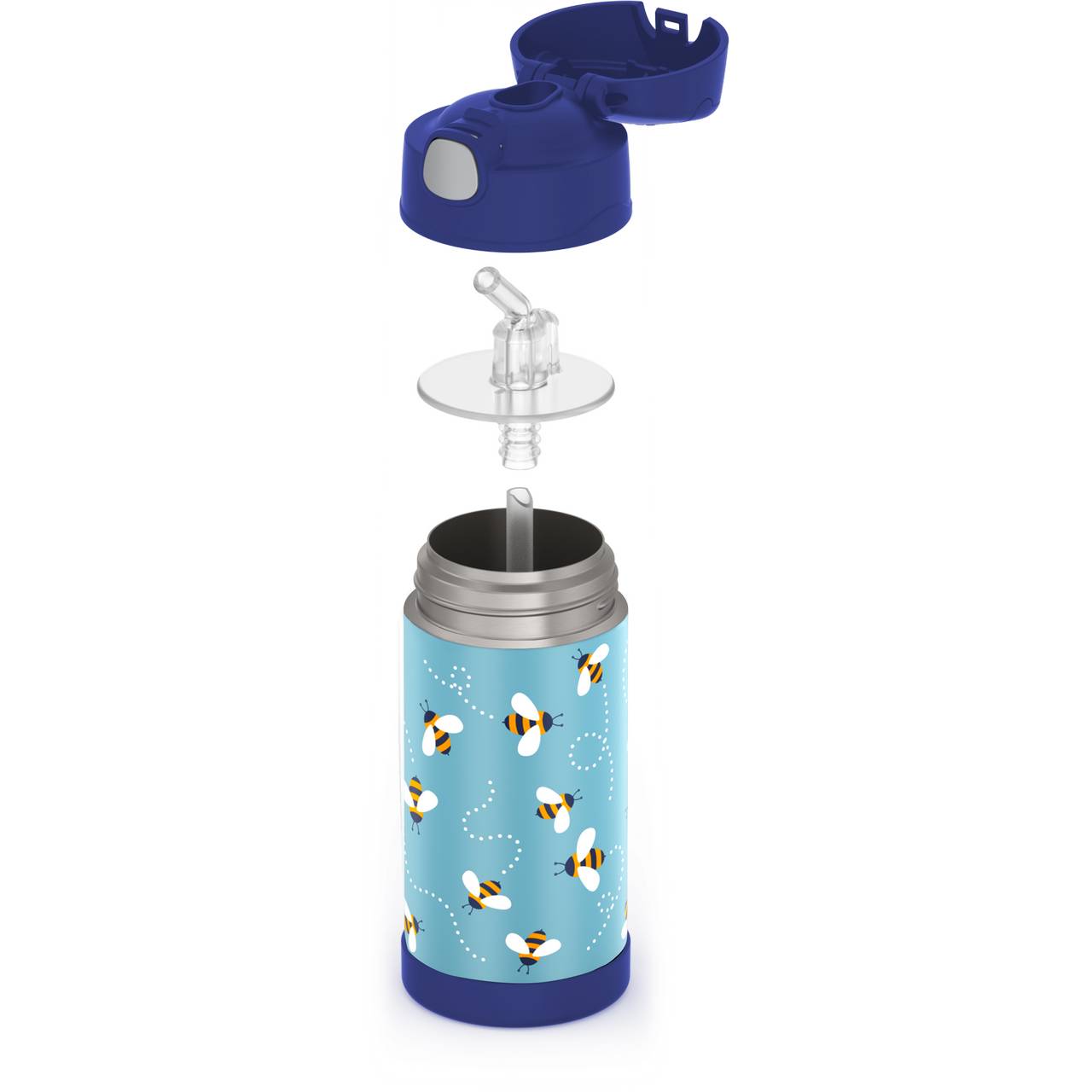 FUNTAINER STRAW BOTTLE 0,35 l