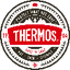 THERMOS Compass Badge grau rot