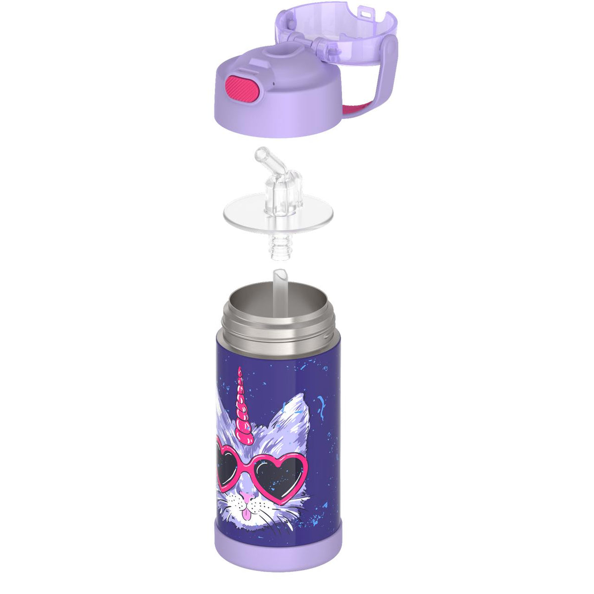 FUNTAINER STRAW BOTTLE 0,35 l